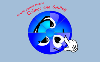 Round jigsaw Puzzle – Collect the Smiley